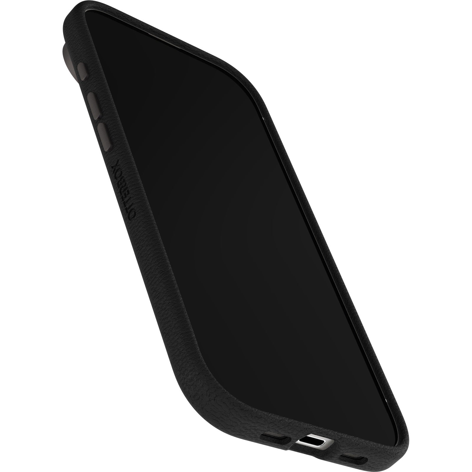 OtterBox Symmetry Cactus Leather MagSafe Apple iPhone Air 6.5-inch Case Noir Ash (Black) - 77-99029