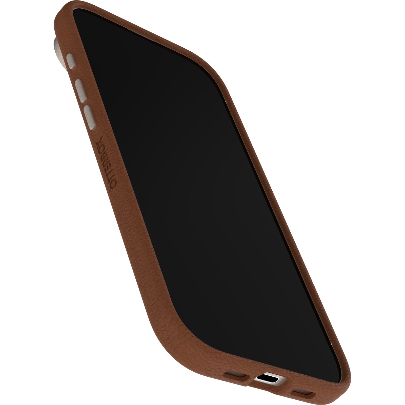 OtterBox Symmetry Cactus Leather MagSafe Apple iPhone Air 6.5-inch Case Desert Saddle (Brown) - 77-99033