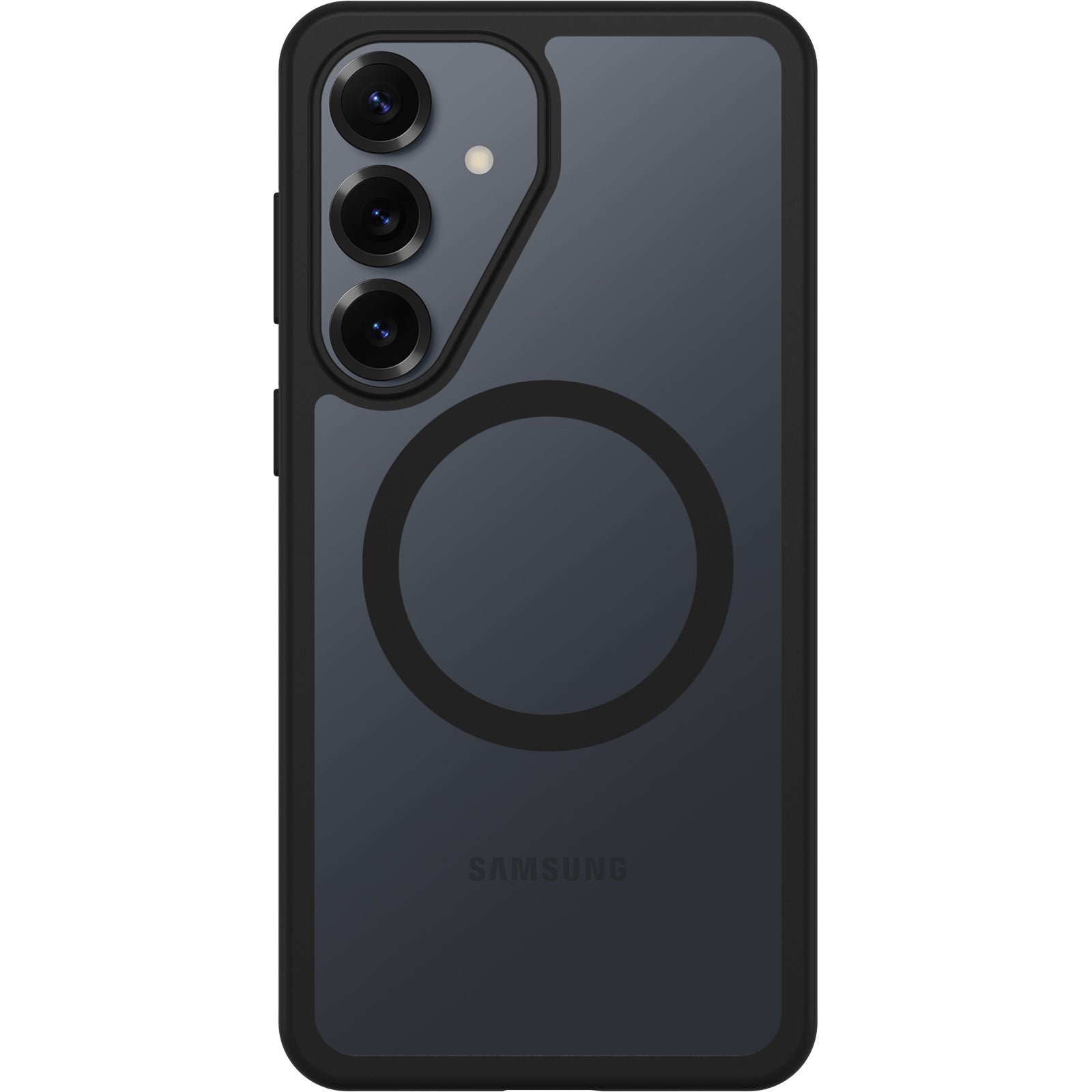 OtterBox React Magnets Samsung Galaxy S26+ 5G 6.7-inch Case Black Crystal (Clear/Black) - 77-99936