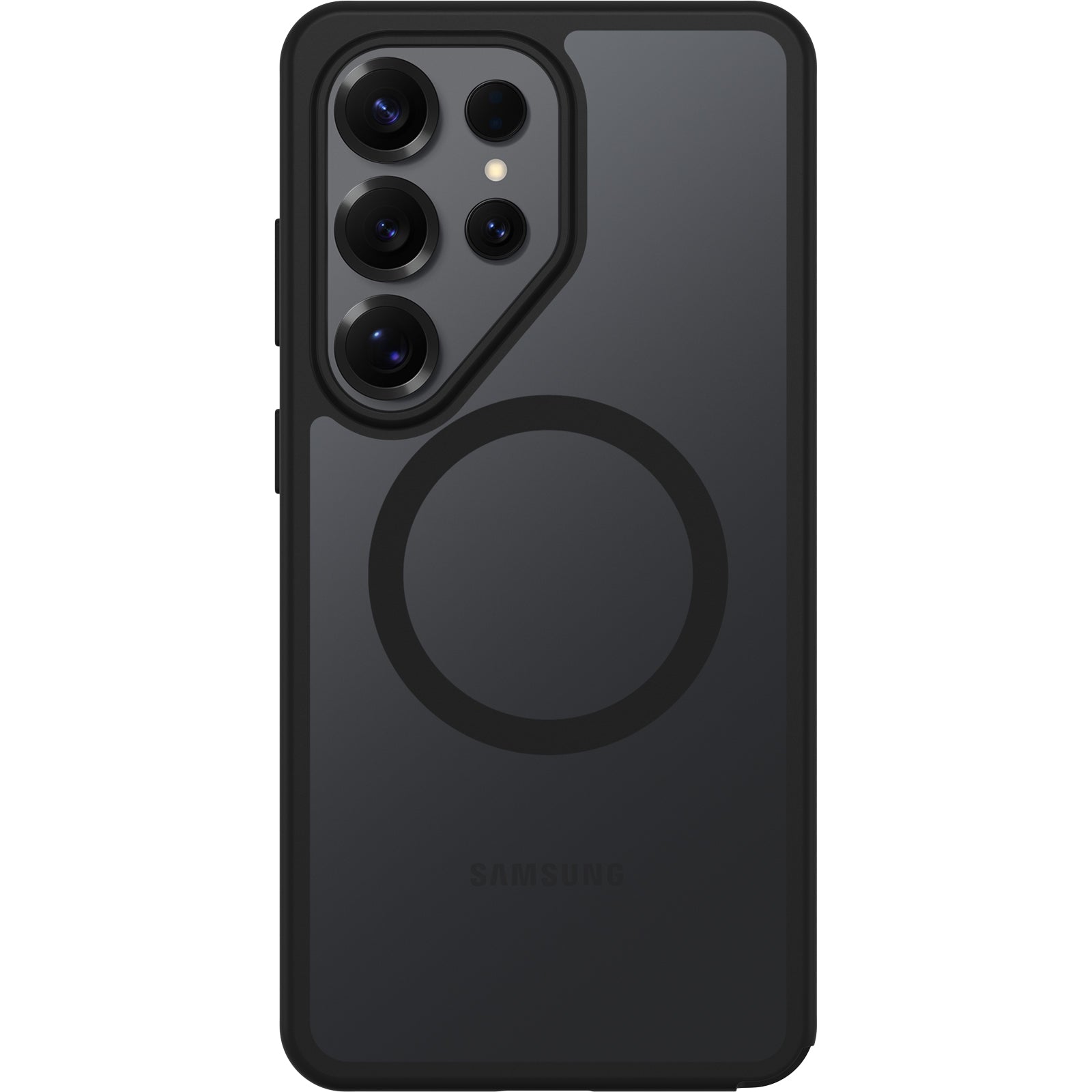 OtterBox React Magnets Samsung Galaxy S26 Ultra 5G 6.9-inch Case Black Crystal (Clear/Black) - 77-99937
