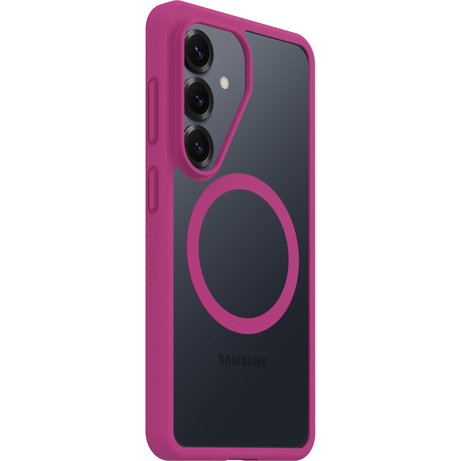 OtterBox React Magnets Samsung Galaxy S26 5G 6.3-inch Case Rose Crystal (Clear/Pink) - 77-99944