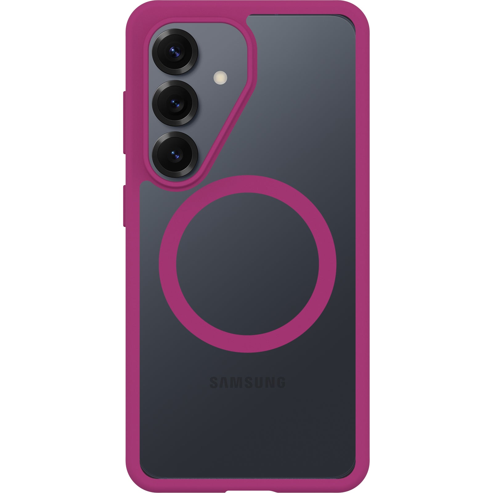 OtterBox React Magnets Samsung Galaxy S26 5G 6.3-inch Case Rose Crystal (Clear/Pink) - 77-99944
