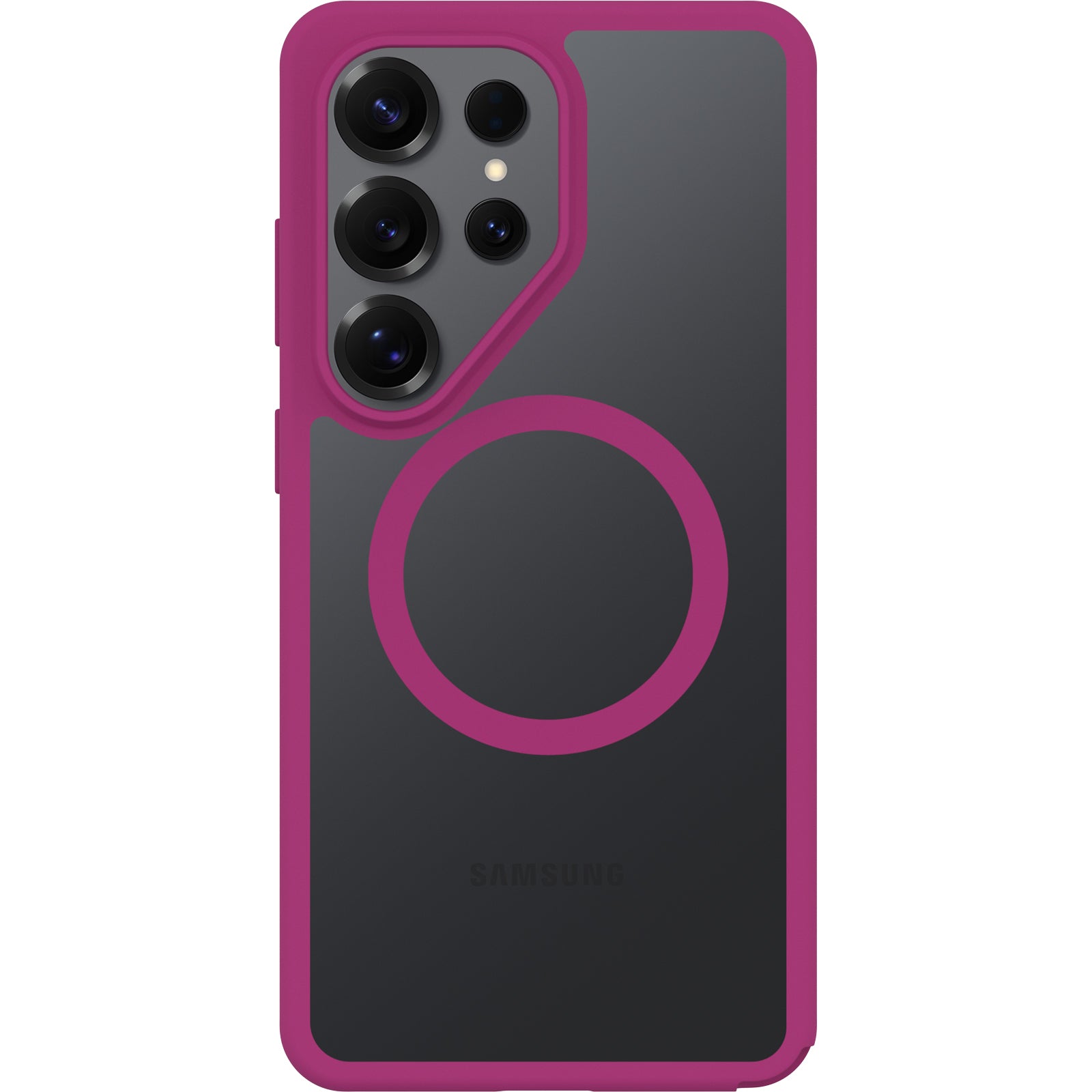 OtterBox React Magnets Samsung Galaxy S26 Ultra 5G 6.9-inch Case Rose Crystal (Clear/Pink) - 77-99946