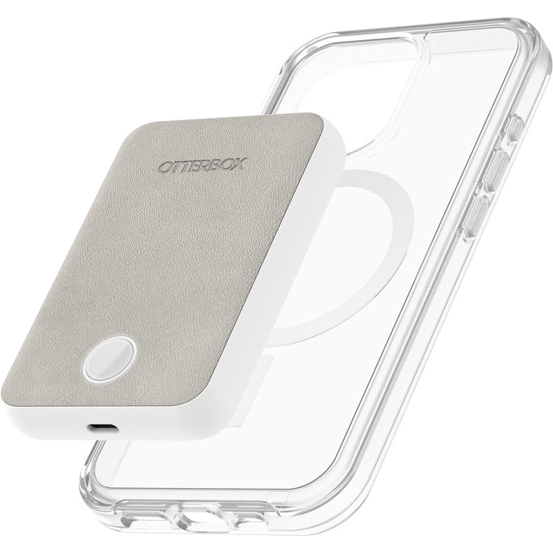 OtterBox 5K mAh Wireless Power Bank for Magsafe With Qi2 -White - 78-81463