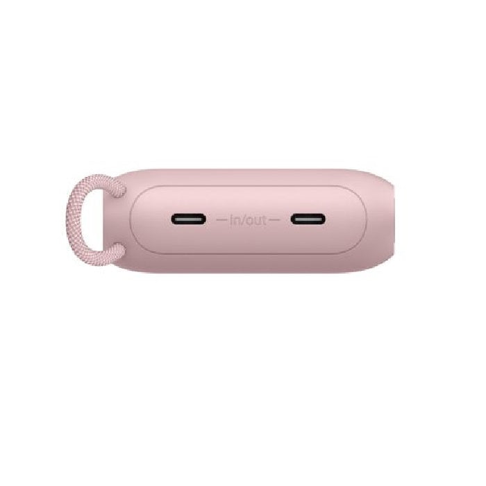 Belkin BoostCharge 10000mAh Power Bank with Display and Integrated USB-C Cable 60W (15 cm) â€“ Pink, 2Ã— USB-C (20W), $2,500 CEW, 2-Year Warranty
