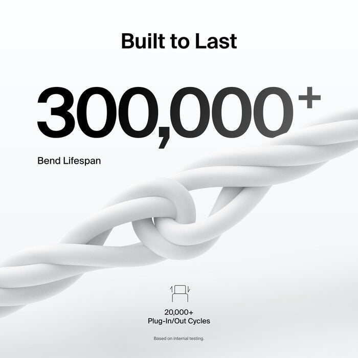 Belkin BoostCharge Lightning to USB-A Cable (2 m) â€“ White, 2.4A/15W, 480 Mbps, 300K + Bends, Apple iPhone, MFi-Certified, 2-Year Warranty