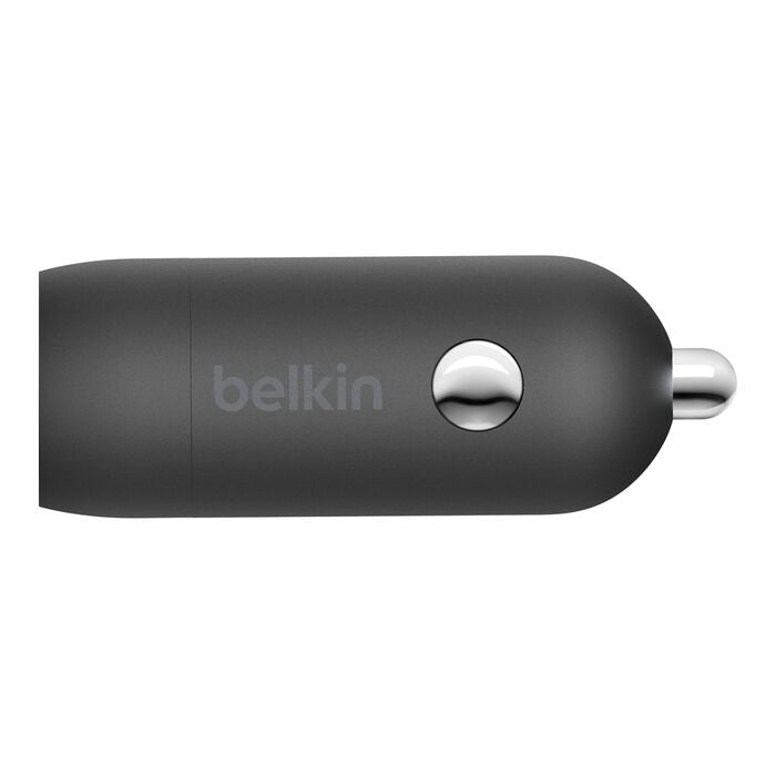 Belkin BoostCharge 30W USB-C Car Charger + USB-C to USB-C Cable â€“ Black, USB-IF Certified, Apple iPhone, $2,500 CEW, 2-Year Warranty