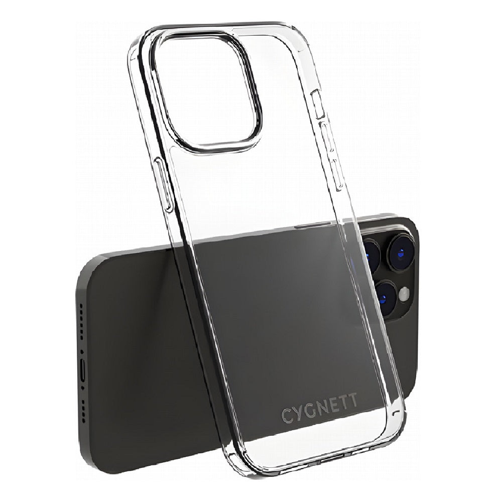 Cygnett EcoShield Apple iPhone 14 Pro Max Clear Case - (CY4203CPAEG)Slim,TPU Frame,Shock Absorbent,UV Resistant,Hard-Shell Back,2 Years Warranty