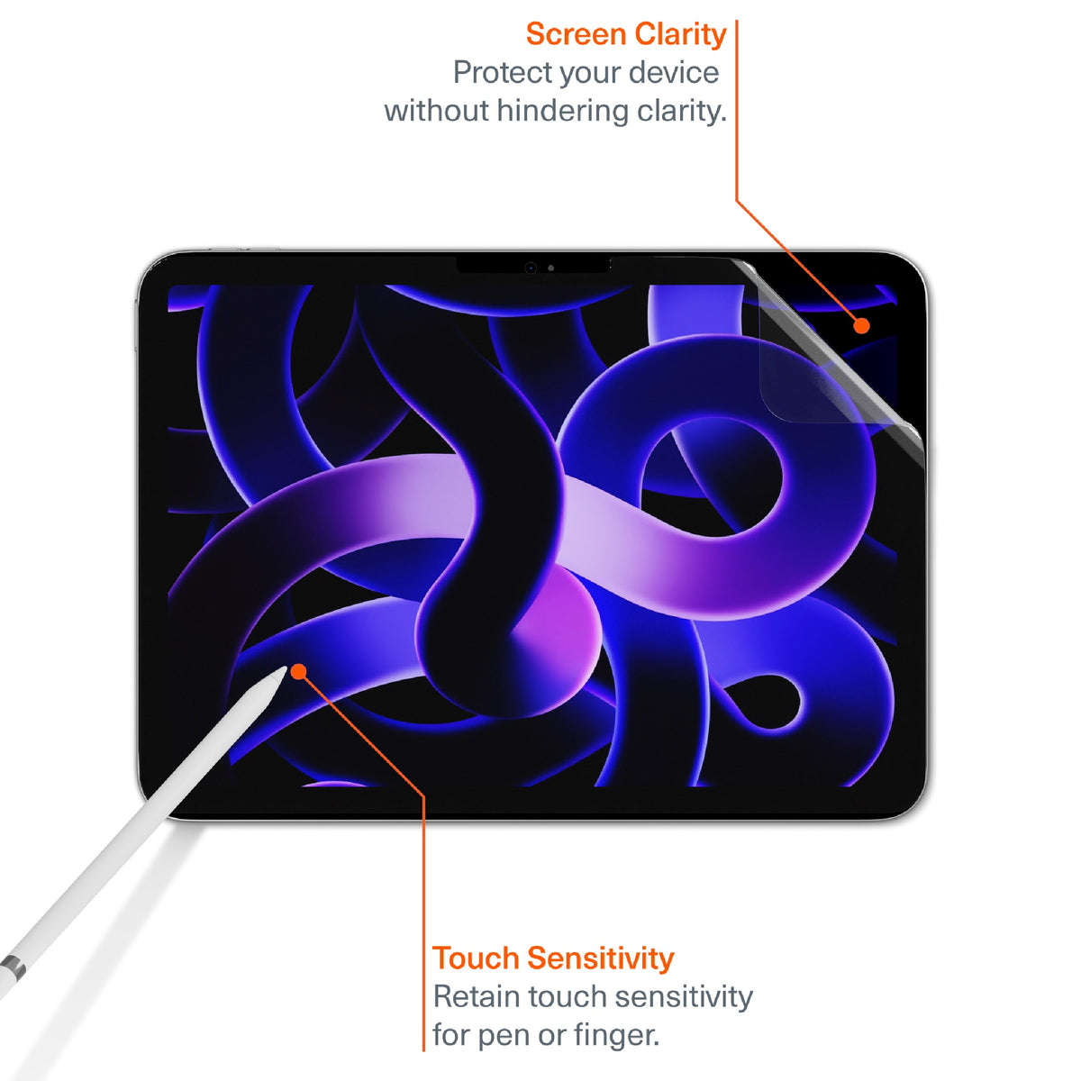 Cygnett OpticShield Apple iPad Air (11') (M2/M3) (6th Gen) Glass Screen Protector - (CY5045CPTGL), Superior Impact Absorption, 2 Years Warranty