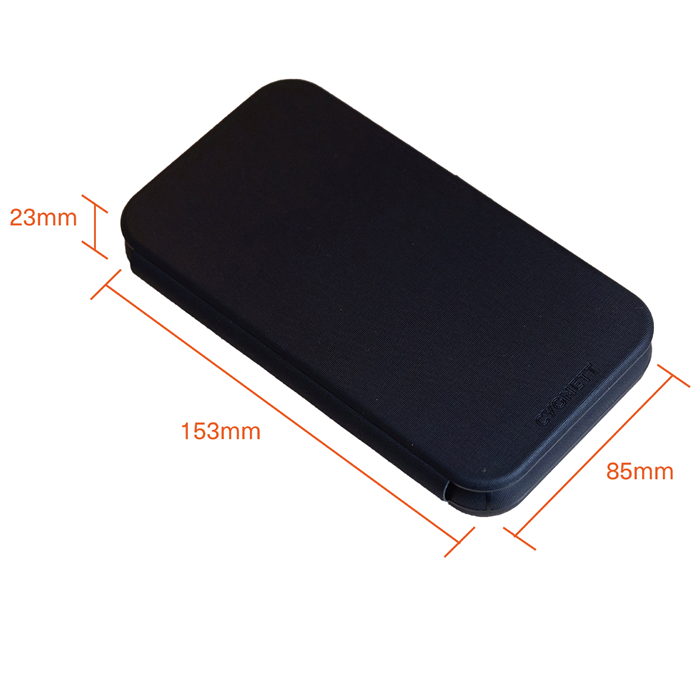 Cygnett MagTravel Qi2.0 2-in-1 Wireless Charger - Black (CY5138WIRDE), 1.2M USB-C Cable,15W, Compact and lightweight, 2 Years Warranty