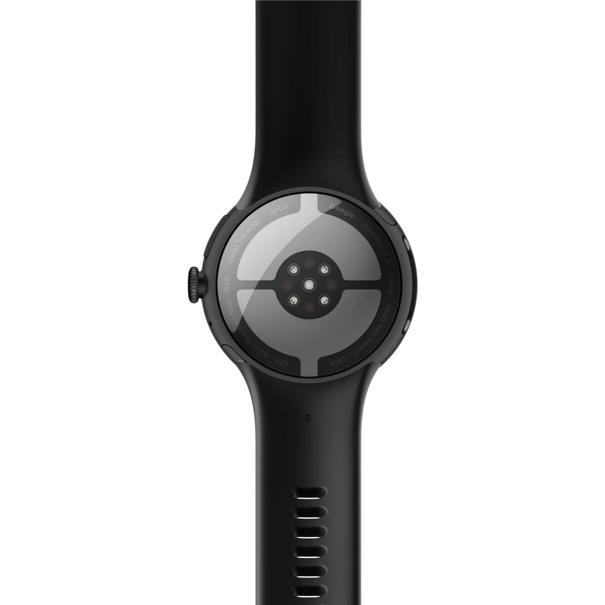 Google Pixel Watch 4 41mm Wi-Fi Smartwatch - Matte Black with Obsidian Active Band