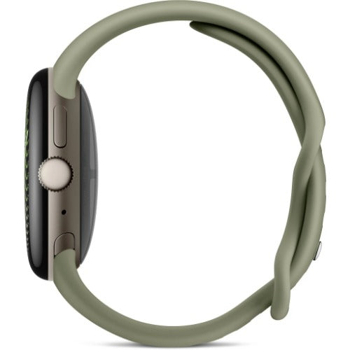 Google Pixel Watch 5 45mm Wi-Fi Smartwatch - Satin Pyrite with Olive Active Band