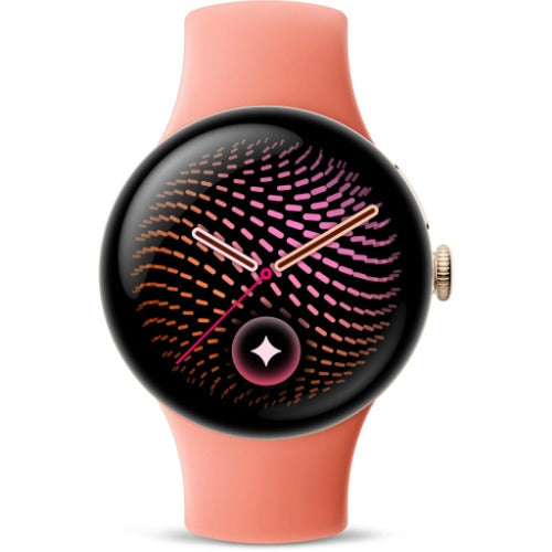 Google Pixel Watch 5 41mm Wi-Fi Smartwatch - Champagne Gold with Canyon Active Band