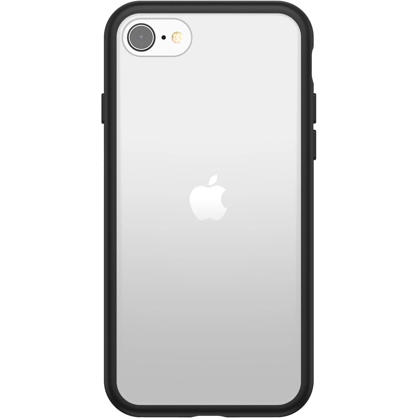 OtterBox React Apple iPhone SE (3rd & 2nd Gen) and iPhone 8/7 Case Black Crystal (Clear/Black) - 77-80951