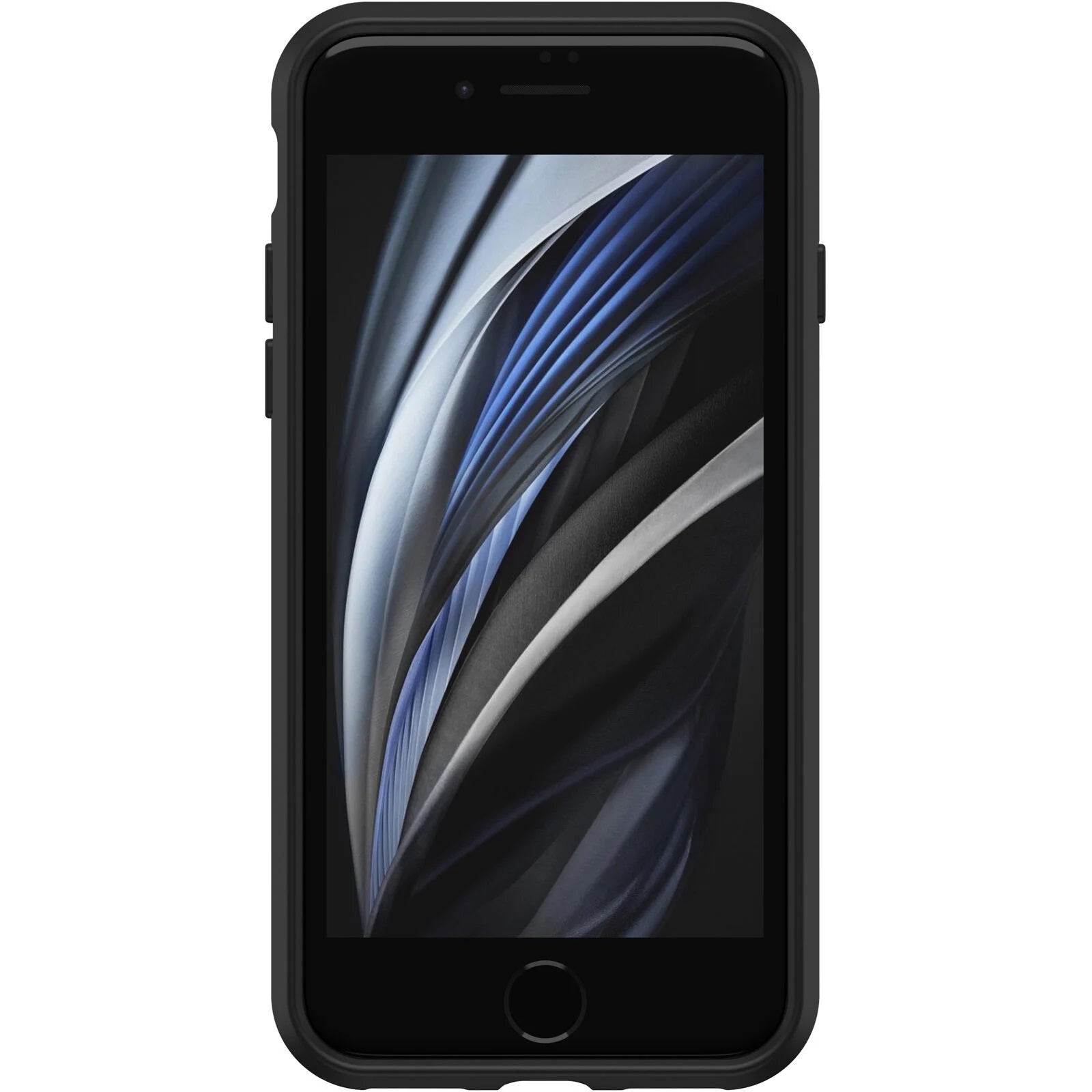 OtterBox React Apple iPhone SE (3rd & 2nd Gen) and iPhone 8/7 Case Black Crystal (Clear/Black) - 77-80951