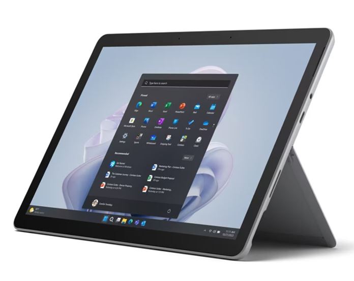 Microsoft Surface Go 4 Tablet TOUCH 10.5' Intel N200 8GB LPDDR5 64GB UFS Intel UHD Graphics WIFI BT WIN11P Platinum 2 YR WTY -EU required