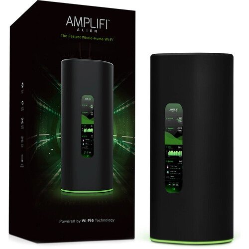 Ubiquiti AFi-ALN-R Amplifi Alien Mesh Router - Wi-Fi 6 - 4x Gigabit Ethernet Ports on Router Touch