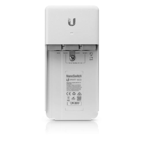 Ubiquiti N-SW NanoSwitch With Four Gigabit Ethernet Ports Outdoor Weather-resistant