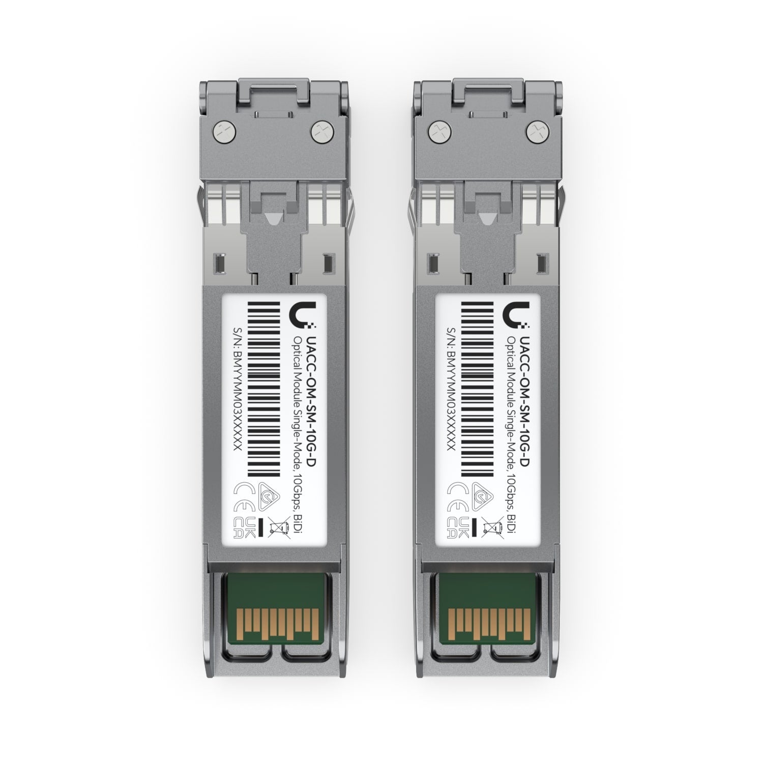 Ubiquiti NHU-OM-SM-10G-D-2 UniFi 2-Pack(OEM Non-Retail Suggest ) 10 Gbps Single-Mode Optical