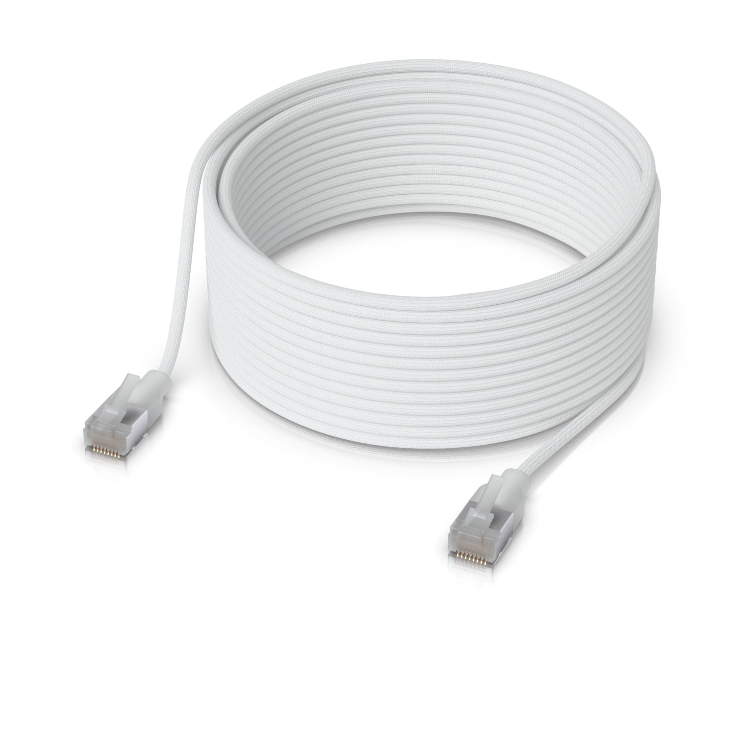 Ubiquiti UACC-Cable-Patch-EL-C6A-3M-W UniFi Premium Patch Cable 3M White Ultra-Thin Braided Patch