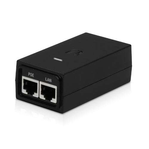 Ubiquiti POE-24-12W-G PoE Adapter 24VDC 12W Gigabit Ethernet ESD protection & LED Surge and