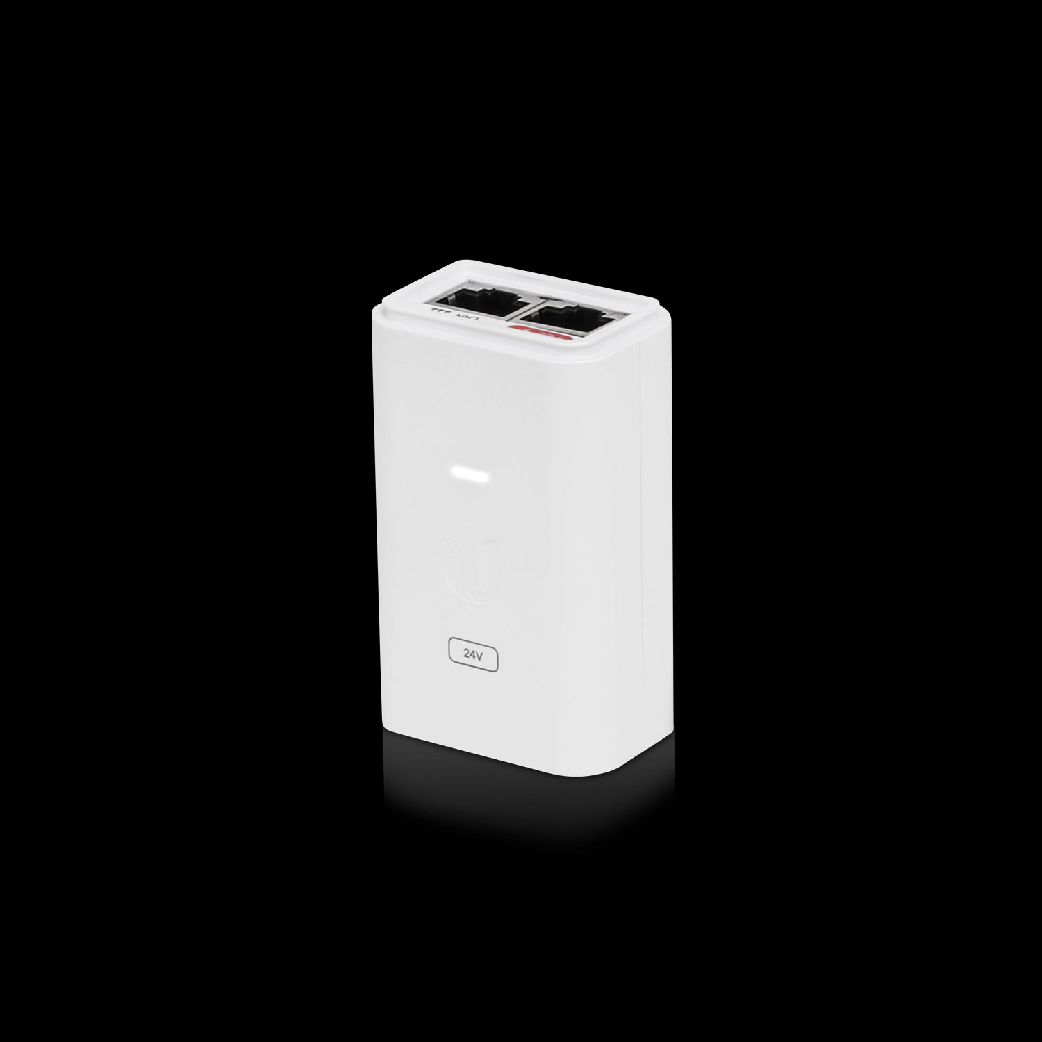 Ubiquiti POE Injector, 24VDC, 24W, Gigabit Ethernet, ESD protection & LED, Surge and Clamping Protection,Maximum Surge Discharge