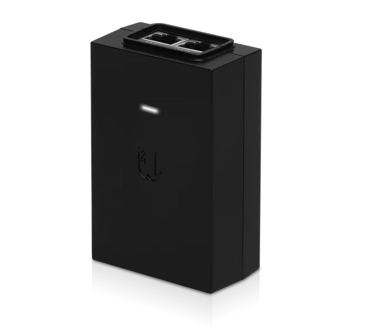 Ubiquiti POE-24-30W POE Injector 24V DC 30W Gigabit Ethernet Black Surge and Clamping
