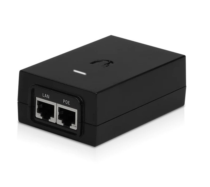 Ubiquiti POE-24-30W POE Injector 24V DC 30W Gigabit Ethernet Black Surge and Clamping