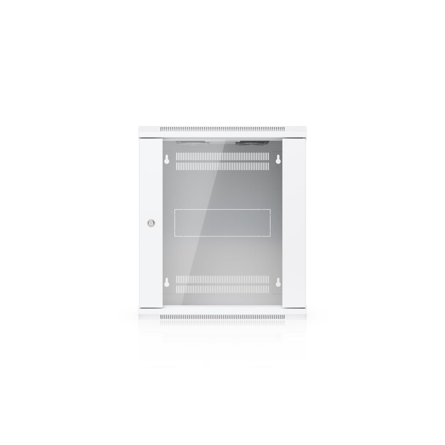Ubiquiti UACC-Rack-12U-Wall-450-G 12U Rack Cabinet - Fully Assembled Wall-Mount Rack, Built-In Fans, Removable Panels, Space-Efficient Small-Scale Deployments