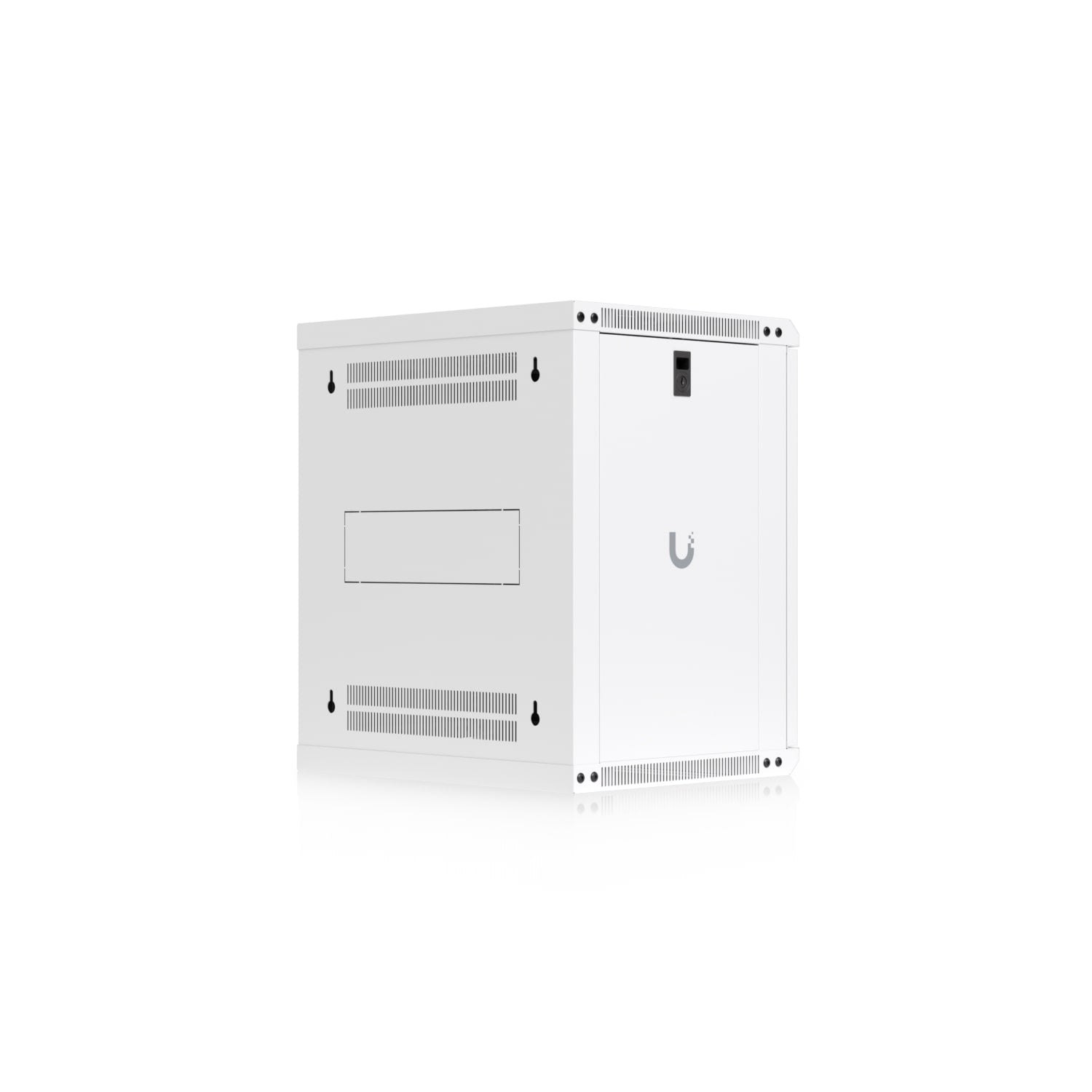 Ubiquiti UACC-Rack-12U-Wall-450-P 12U Wall-Mount Rack Cabinet With Built-In Fans and Removable Panels