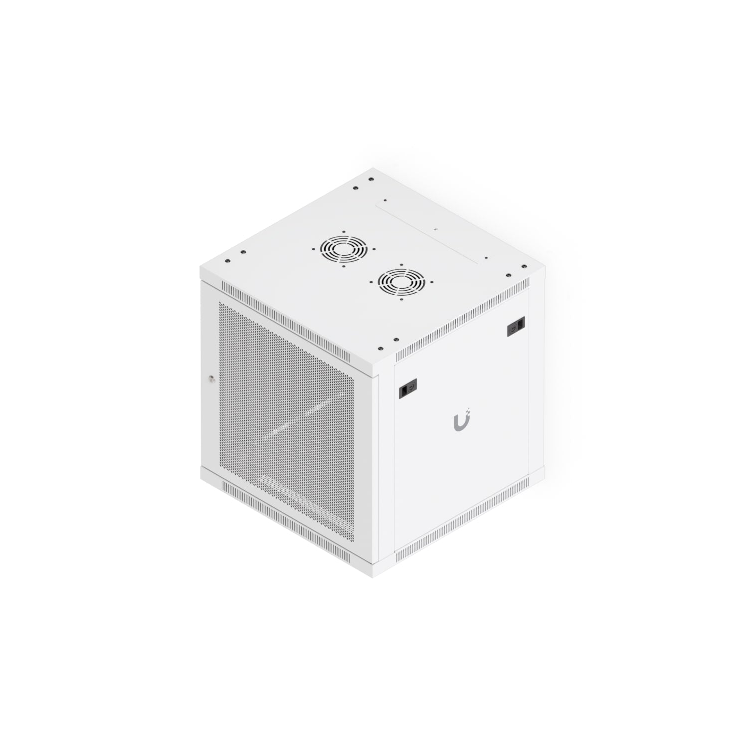 Ubiquiti UACC-Rack-12U-Wall-600-P 12U Wall-Mount Rack Cabinet With Fans and Removable Panels