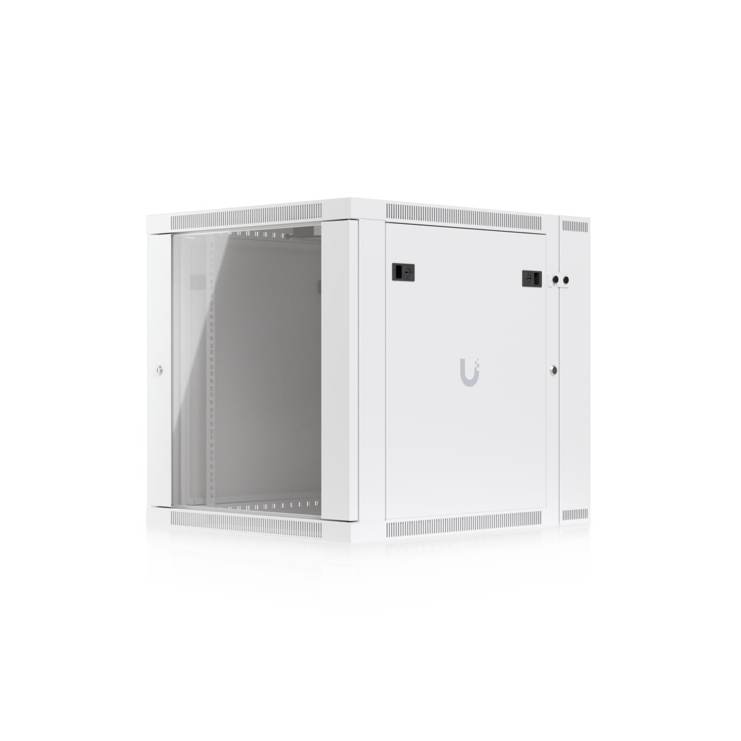 Ubiquiti UACC-Rack-12U-Wall-SW-G 12U Wall-Mount Rack Cabinet With Fans and Removable Panels