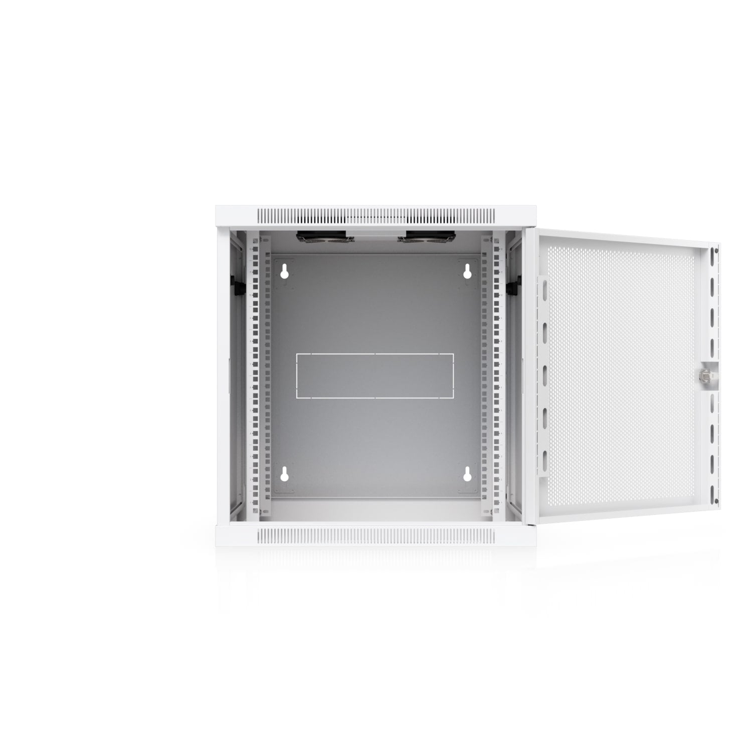 Ubiquiti UACC-Rack-12U-Wall-SW-P 12U Wall-Mount Rack Cabinet With Fans and Removable Panels