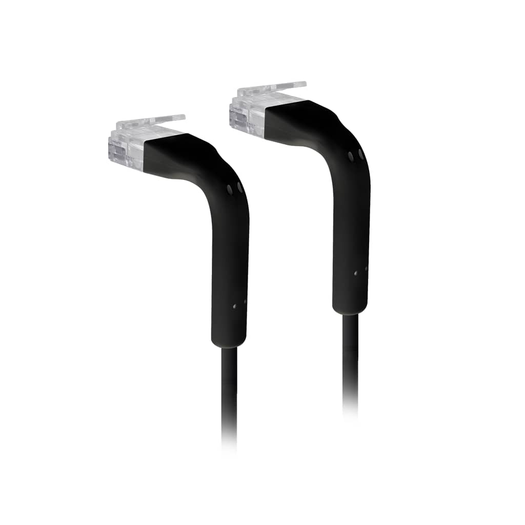 Ubiquiti U-Cable-Patch-0.3M-RJ45-BK UniFi Ultra-Thin Patch Cable 0.3 m Black With GbE Support