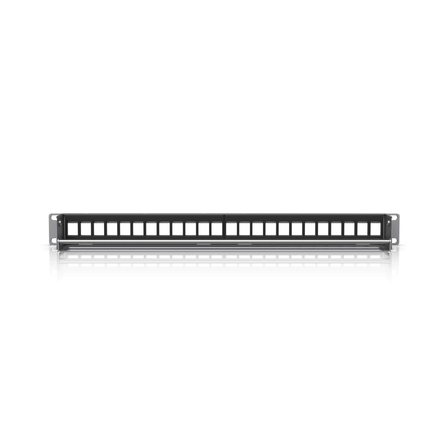 Ubiquiti UACC-Rack-Panel-Patch-Blank-24 24-Port Blank Keystone Patch Panel Silver 1U 24-port