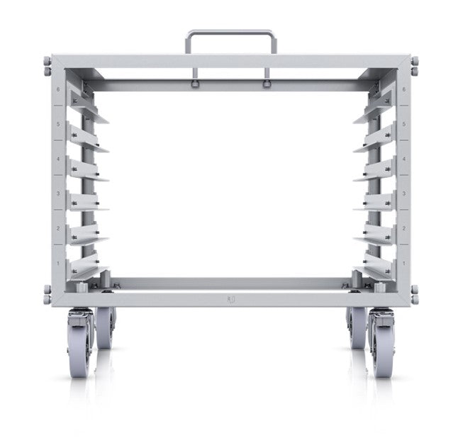 Ubiquiti U-Rack-6U-TL Toolless Mini Rack 6U-sized Device Rack with 24-port Blank Patch Panel Can