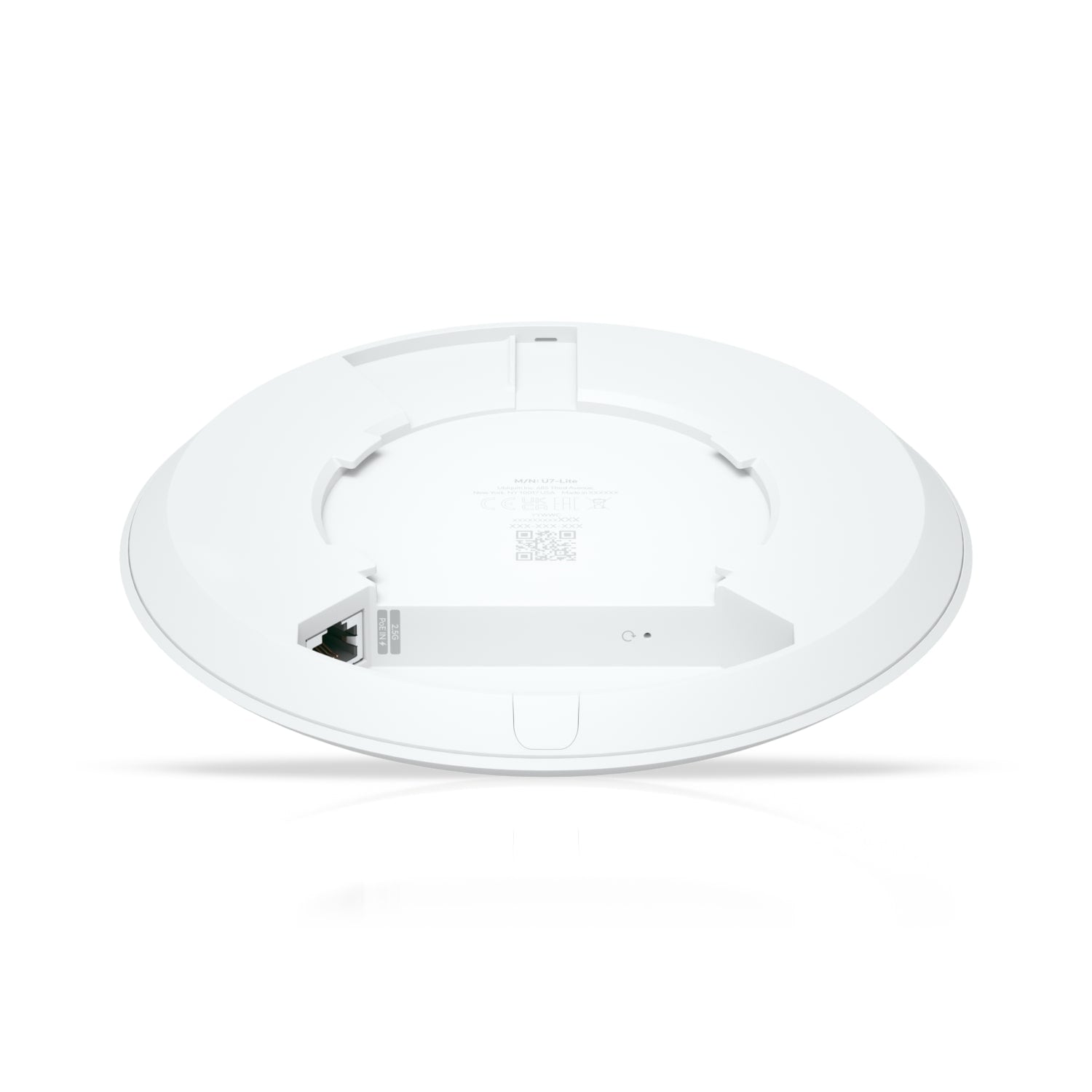 Ubiquiti U7-Lite U7 Lite,Compact, Ceiling-mounted WiFi 7 AP, 4 Spatial Streams,2.5 GbE Uplink,115 m² Coverage,200+ Connected Devices,Power via POE