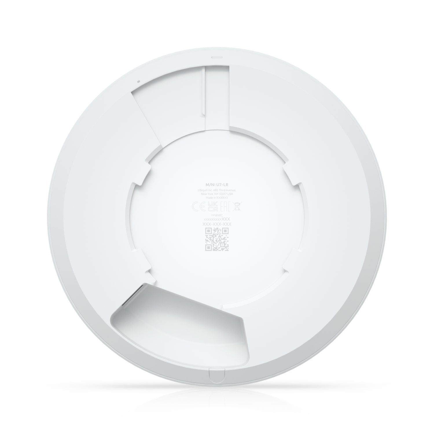 Ubiquiti U7-LR U7 Long-Range, Compact, Ceiling-mount WiFi 7 AP, 5 Spatial Streams, Extended Signal Range, Cover Up to160m², 300+ Devices, Uplink 2.5GbE