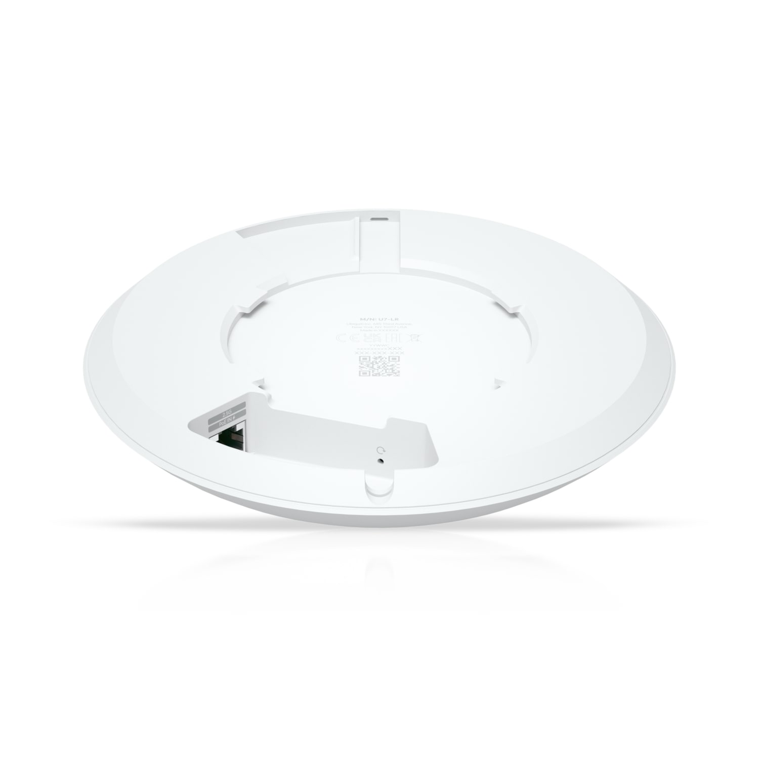 Ubiquiti U7-LR U7 Long-Range, Compact, Ceiling-mount WiFi 7 AP, 5 Spatial Streams, Extended Signal Range, Cover Up to160m², 300+ Devices, Uplink 2.5GbE
