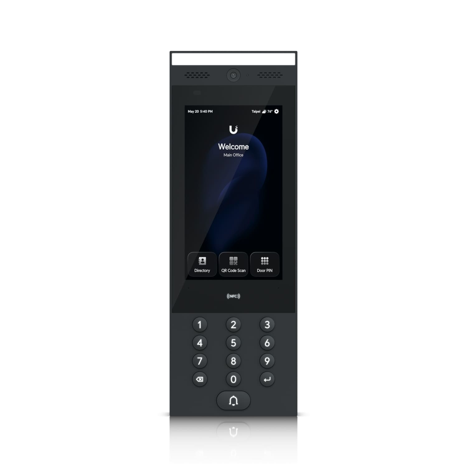 Ubiquiti G3 Intercom, Indoor/Outdoor Intercom Terminal For Managing Residential & Commercial Building Entry Requests With Touch Pass Support