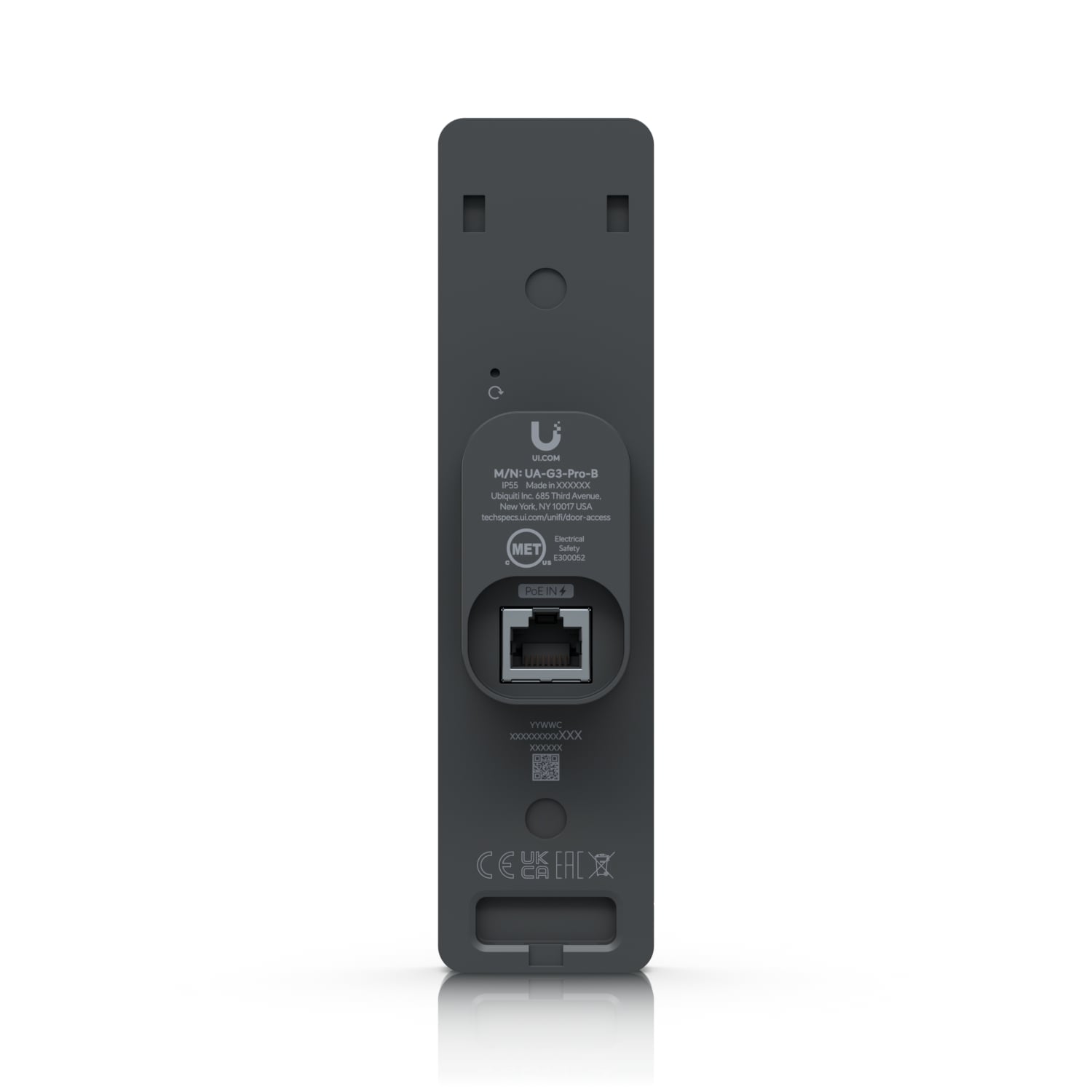 Ubiquiti UA-G3-Pro-B G3 Reader Pro Black Indoor/Outdoor NFC Reader and Intercom With Apple Touch Pass