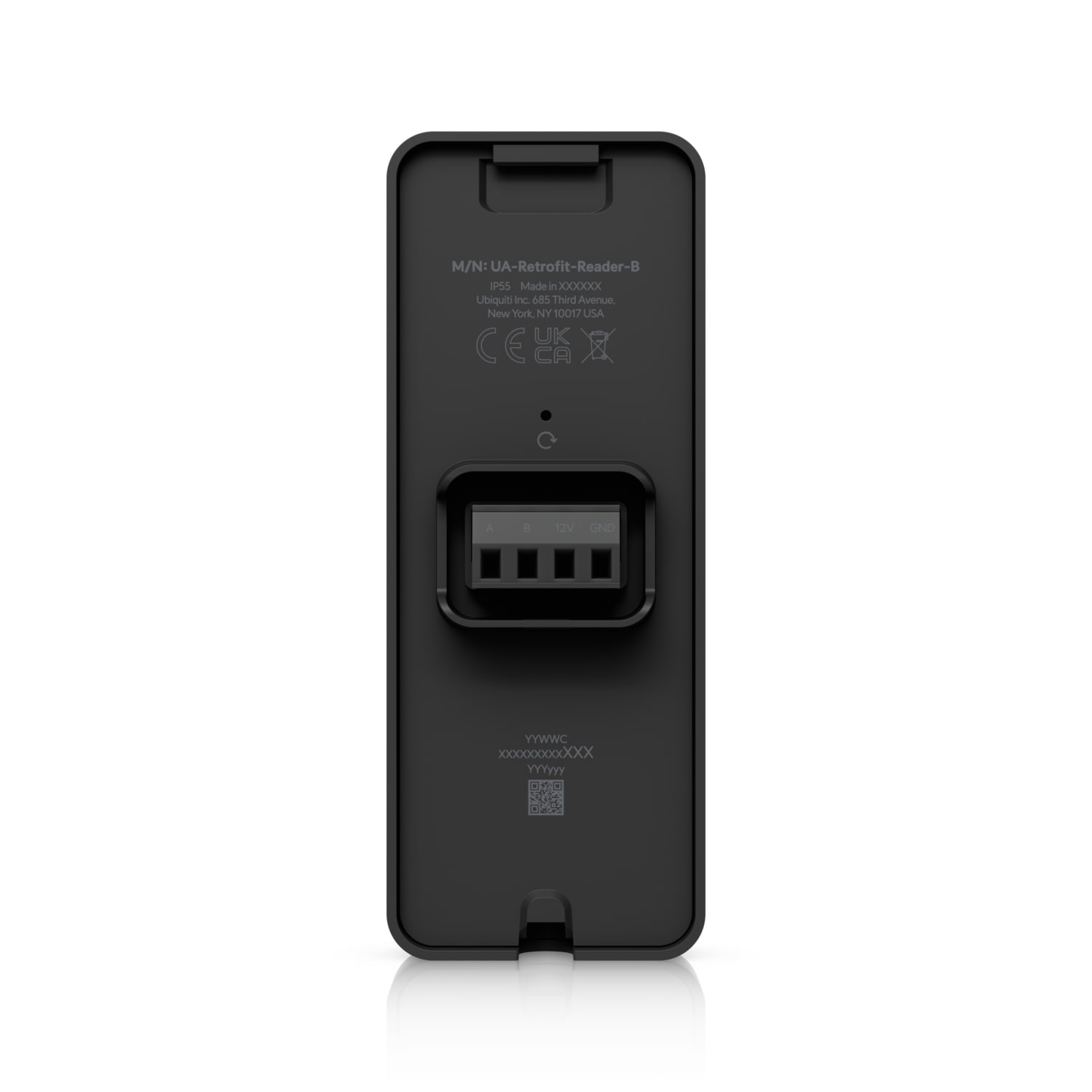 Ubiquiti UA-Retrofit-Reader-B Retrofit Reader Black Indoor/Outdoor OSDP NFC and Touch Pass Support