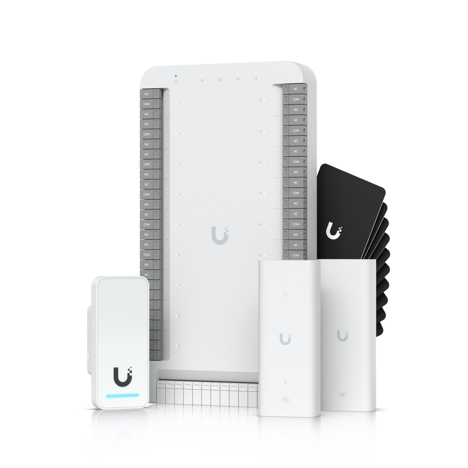 Ubiquiti Elevator Starter Kit, PoE++ , Up/Down/Stop/Full/Door Open, Close/5 Car Position,1 Emergency,  Floor Selection Up18 flooors