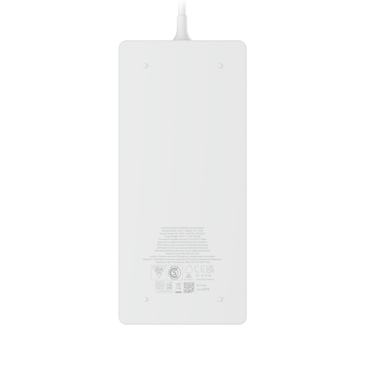Ubiquiti UACC-Adapter-AC-210W 210 Watts AC Power Adapter 54 V DC Power Supply for UISP Box UISP Power UISP Router and UISP Switch