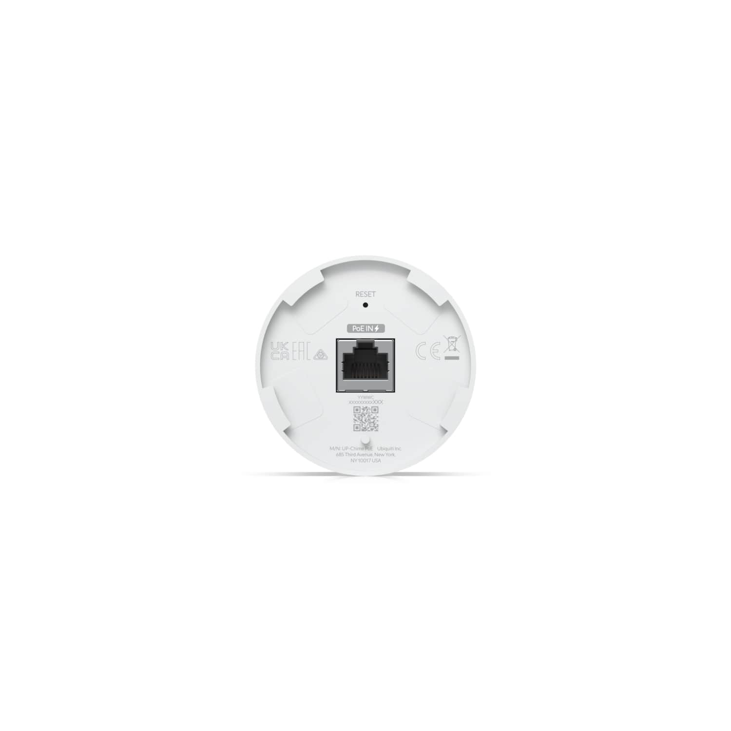 Ubiquiti UACC-Chime-PoE PoE Smart Chime Plug-and-Play Notification Device for UniFi Doorbells and Door Access Hub