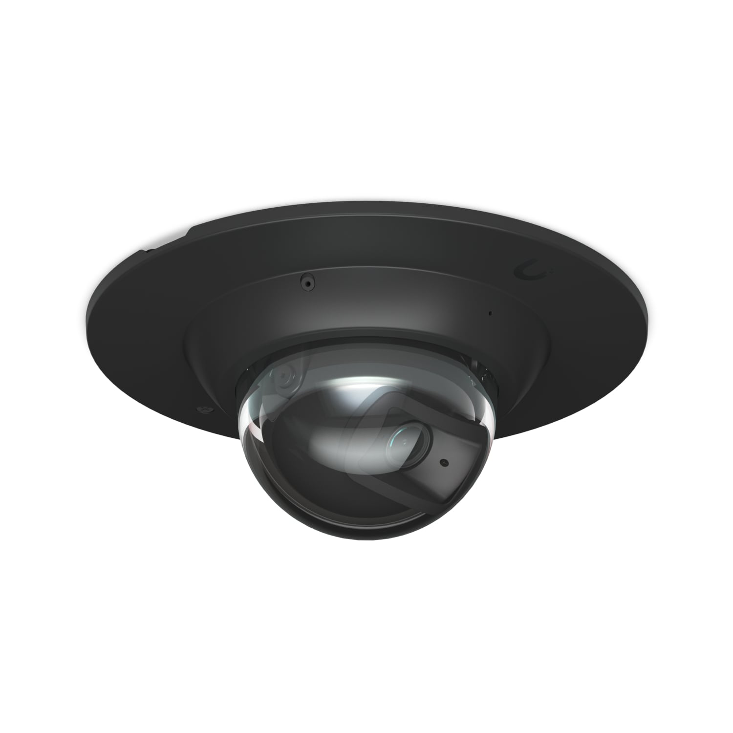 Ubiquiti UACC-Dome-FM-B AI Dome Camera Flush Mount Black for Recessed Wall or Ceiling Installation