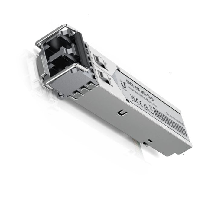 Ubiquiti UACC-OM-MM-1G-D-2 UFiber SFP Multi-Mode Fiber Module 2-Pack 1.25 Gbps Throughput 1.25