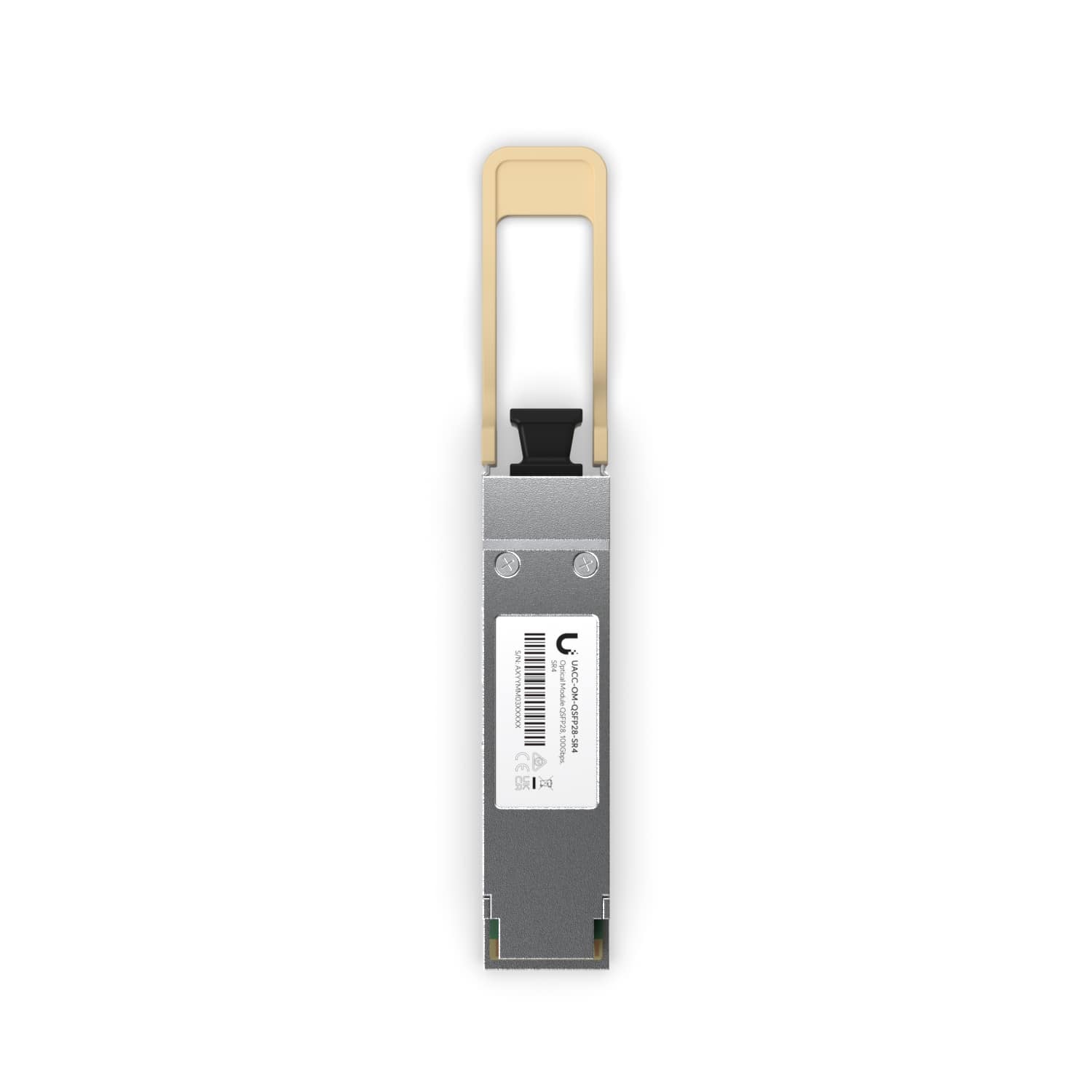 Ubiquiti UACC-OM-QSFP28-SR4 100G SR4 Multi-Mode Optical Module - QSFP28 Transceiver Supports 100G Connections Up To 100 m Using Multi-Mode Fiber, MPO-12 Type