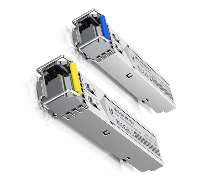 Ubiquiti UACC-OM-SM-1G-S-2 UFiber1 Gbps Bidirectional Single-Mode SFP Module 2-Pack Up 3km
