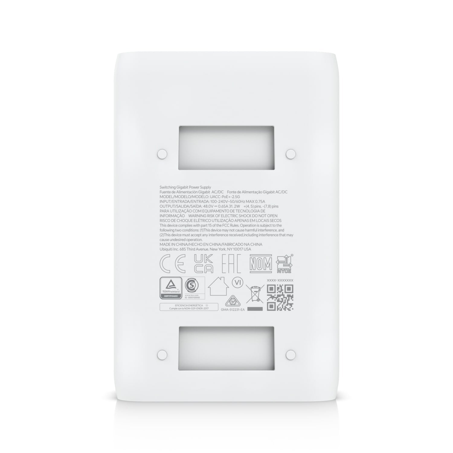 Ubiquiti UACC-PoE+-2.5G PoE Adapter Power UniFi PoE+ Devices Reduce Dependency on PoE Switch Power